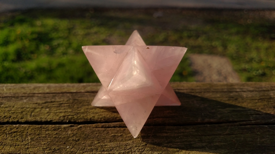 Rose Quartz Merkaba (Copy)